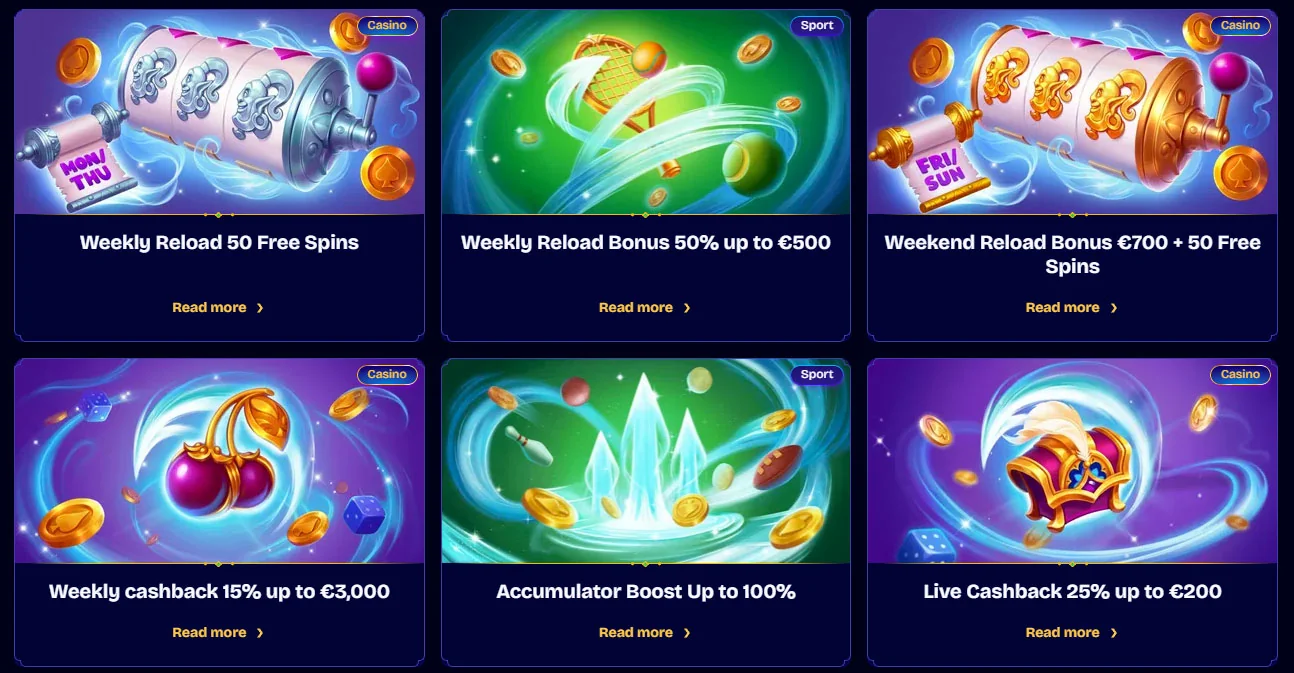 bonuser på wishwin casino